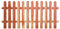 TETZNER&JENTZSCH ANHOLT-Serie Lärche, Vorgartenzaun 180 x 80 cm Latten 18/88 mm, Riegel 24/68 mm