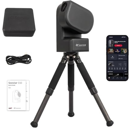 ZWO Seestar S50 Smart Digital Telescope All-in-One Autofocus Portable for Beginners and Experienced Users-Open Box Like-New Condition Telescope