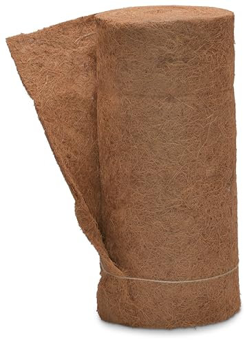 Rouleau de protection hivernale en coco de 10 m - Largeur : 50 cm - Protection contre le froid et le gel pour plantes