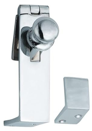 Kooples Hardware Architectural Counter Flap Catch – Brass Finish Lift-Up Hatch Catch for Tables, Counters & Shutters