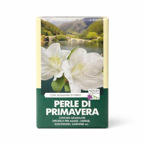 Concime per Acidofile 500 g | Perle di Primavera Fertilizzante a Lenta Cessione | Azalee, Camelie, Rododendri e Gardenie