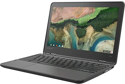 Lenovo 11.6 300e Chromebook Touchscreen LCD 2 in 1- MediaTek M8173C Quad-core 2.1GHz 4GB LPDDR3 32GB Flash Memory Chrome OS Model 81H00000US (Renewed)