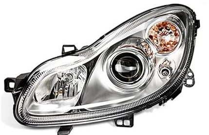 Faro Fanale Proiettore Anteriore SX Sinistro Per Smart 451 da 2007 a 2014 Alogeno H7 H7 Gruppo Ottico Luce Fanalino Regolazione Elettrica