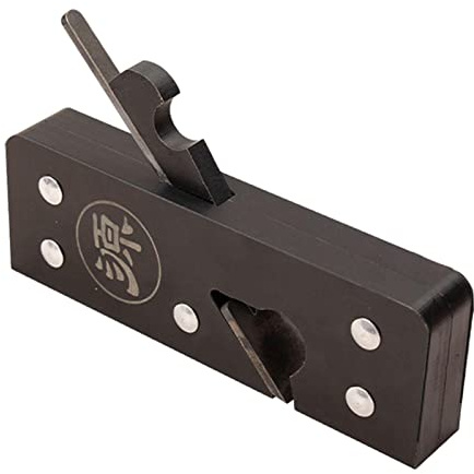 Professional Woodworking Plane for Precise Wood Finishing and Trimming, Black