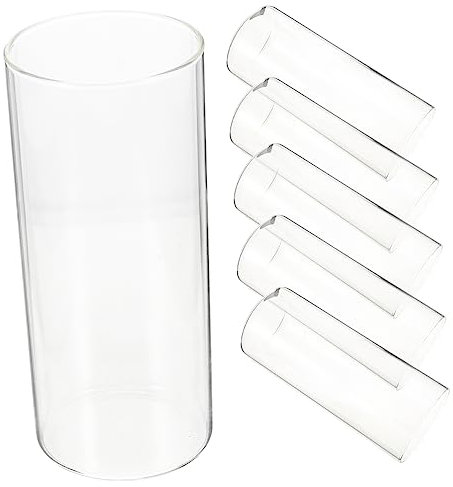 KICHOUSE Portacandele Galleggianti in Stile Cilindro Di Per Casa Ufficio E Matrimonio