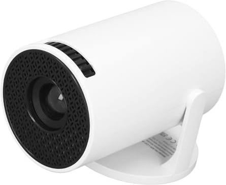 Mini Projecteur, Projecteur Portable 1080p avec WiFi, Télécommande, Projecteur de Film Rotatif à 180 ° pour Smartphone TV Stick/HDMI/USB