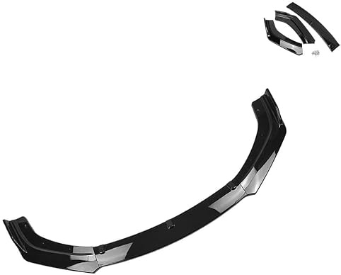 Auto Paraurti Anteriore Spoiler Splitter per Honda Civic X FC FK 10th Gen 4 Door Sedan 2016-2020,Carrozzeria Diffusore Protezione Canard Tuning Esterno Kit Corpo Vettura