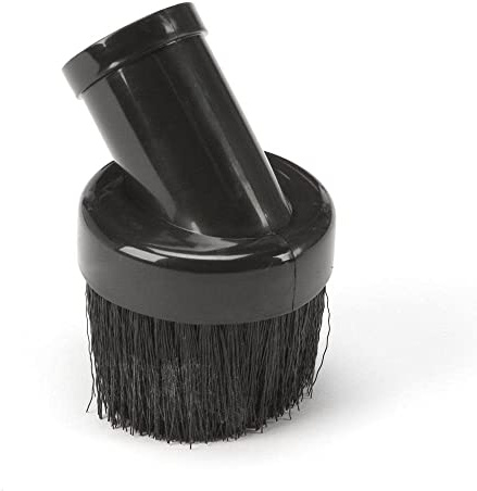 Shop-Vac 9061500 Round Brush, 1.25 Inch Diameter, Gentle Cleaning Delicate Surfaces, Ideal for Upholstery and Carpets (1-Pack)