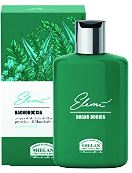 Helan, Elemi, Bagno Doccia Uomo, Bagnoschiuma per Corpo e Capelli, Delicato e Profumato per la Pelle e Preserva L'Integrità della Cute e del Cuoio Capelluto, 200 ml - Made in Italy