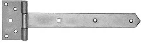 Pollmann®Baubeschläge Kreuzgehänge| Scharnier schwer, 800 mm, hell verzinkt, 2 Stück