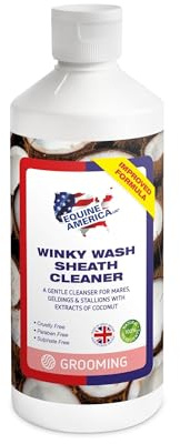Equine America Winky Wash Sheath Cleaner 500ml | Gentle Sheath Cleaner For Horses & Mares | Horse Shampoo Alternative With Coconut Extracts | Sulphate & Paraben Free Cleanser