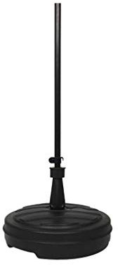 Kit complet socle plastique noir + mât de 3m50 pour drapeau Interflag®