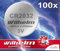 100 x Knopfzelle CR2032 Wilhelm Batterie Lithium 3V CR 2032 Industrieware…