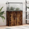Homgoday Aquariumständer Aquarium Unterschrank Aquarium Tisch Aquarienschrank mit 4 Fächer Aquarienunterschrank Terrarium Schrank für Sicheren Stand Räuchereiche 81x36x73 cm Holzwerkstoff