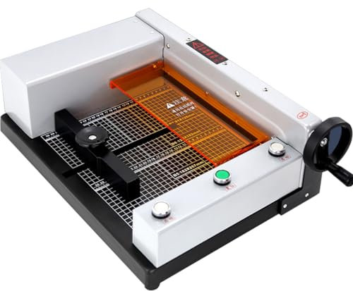 MLYYYDSS Coupe-Papier électrique, Machine de découpe de Papier A4 de Bureau Automatique, Papier coupé de Grande épaisseur de 40 mm, Largeur de Coupe 300 mm, pour l'école de Classe