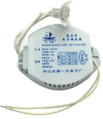 1PCS T6 T5 T9 220V Alimentatore Elettronico 22W 32W 40W 55W Raddrizzatore for G10Q Tubi Anulari Tubo Circolare Luce di Soffitto Lampada Fluorescente(32W)