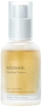 mixsoon Heartleaf Essence,100% Houttuynia Cordata Extract, Soothing & Hydrating Essence, Calming Korean Skincare for Sensitive, Red, or Irritated Skin, Lightweight (30ml)