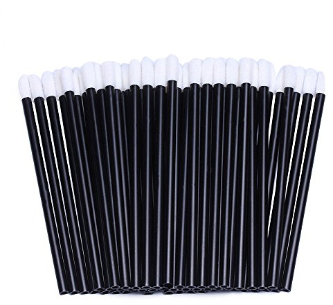200 Pieces Disposable Lip Wands, Lip Brushes, Lipstick & Gloss Applicators Lint Free Makeup Applicator Brush Beauty Tool