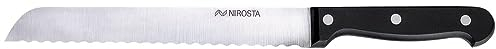 Fackelmann Nirosta Mega Coltello Pane, Acciaio, Nero/Argento