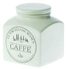 PORCELLANA ConSERVA Boîte à café recouverte de Porcelaine 17 oz dans Une boîte Cadeau Nylon/A