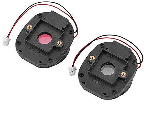 2 x IR-Cut-Filter, HD CS IR-CUT CS Objektivhalterung, IRC Dual-Filter, Tag-Nachtschalter für Überwachungskamera, IP-HD-Kamera, Radiokommunikation