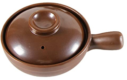 Zerodeko Olla de Cocina de Cerámica Asas Laterales, Calentamiento Uniforme y Fácil de Limpiar, Adecuado para Sopa y Guisos Hogar