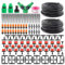 OPUHOHR 98.5FT Drip Irrigation System Kit, 149 Pack Automatic Irrigation System, Greenhouse Micro Drip Irrigation Kit for Garden Greenhouse, Flower Bed,Patio,Lawn