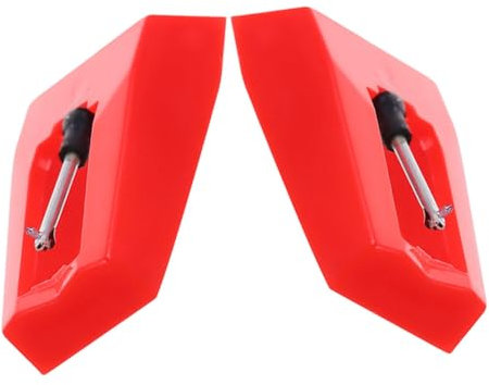 DIKACA Lot De 2 Aiguilles Pour Tourne-Disque Vinyle Accessoires Pour Tourne-Disque Vinyle Aiguille De Remplacement Pour Tourne-Disque Stylet De Remplacement Pour Tourne-Disque