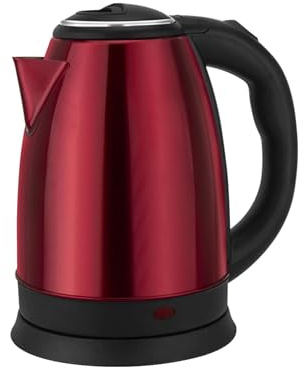 KKTX Electric Fast Boil Kettle, Fast Boil,304 Stainless Steel Rapid Boil Kettle, 2L, 1500W, Auto Shut - Off Protection Red,2L