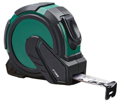 WJnflQN Mètre Ruban Résistant | Ruban de Mesure Efficace avec Blocage Automatique - Enrouleur Compact Rétractable avec Système de Blocage en Acier Inoxydable pour Chantier Bricolage Menuiserie Projets