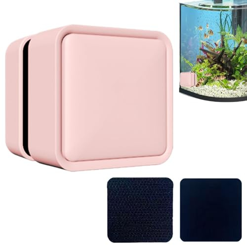 Akvariemagnet glasrengörare | Kraftfull borste skrubbborttagare – akvarium skrubber, för saltvatten betta alger sköldpadda reptil terrarium vägg kök vardagsrum vatten