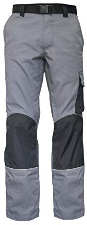 Gahibre - Pantalón de Trabajo Elástico Con Rodilleras | Ropa de Trabajo Reflectante | Talla XL