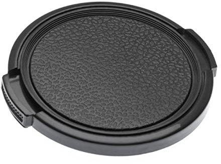 vhbw Bouchon d'objectif 55 mm Compatible avec Tokina at-X 100 mm 2.8 Pro D Makro Appareil Photo - Plastique, Noir, avec Ouverture latérale