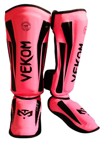 Schienbeinschoner Kickboxen Training,Kickboxen SchienbeinschüTzer,Schienbeinschoner Kickboxen Kinder,Gepolstert,Verstellbar,Mit Ristschutz,FüR Training,Sparring,BoxausrüStung Und Kampfkunst