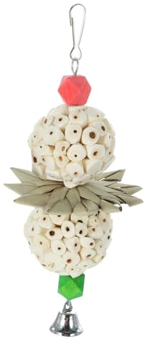 minkissy Giocattolo Da Masticare Per Uccelli Accessorio Per Pappagalli e Parrocchetti Giocattolo Da Appendere Per Cage Materiale Sicuro e Resistente Stimola Gioco e La Curiosità Degli