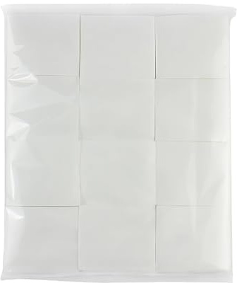 1200 almohadillas de algodón faciales cuadradas no tejidas blancas, suaves, finas, sin pelusas, almohadillas de algodón desechables para quitar maquillaje y esmalte de uñas