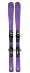 Fischer Ranger Junior / Kids Downhill Alpine Skis w/ FJ4 GW CA JR's Binding (Purple, 120cm)