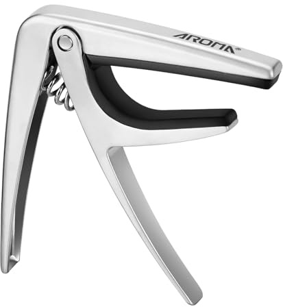 Aroma Ukulele Capo for 4 Strings Soprano Concert Baritone Ukulele and Mandolin Professional Quick Release