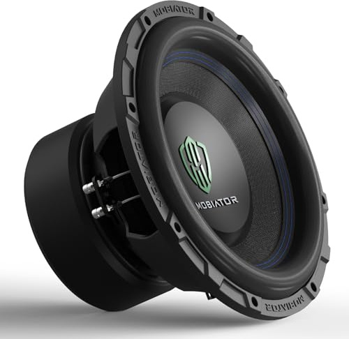 MOBIATOR-12 Inch Car Subwoofer 2000W Max 500W RMS, Dual Magnets(135Oz), 3 Inch Black Voice Coil, Dual Spider, 4 Ohm Heavy Gauge, Easy to Install, Black-S324 (MB-S324)