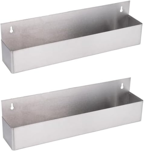 Speedrack Estante de Porta Botellas Acero Inoxidable 56cm, Speed Rail Soporte para 6 Botellas de Licor, Rack de Velocidad Cocktails, Portabotellas Almacenamiento, Estantería Bar (Lote de 2 Unidades)