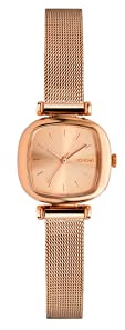 KOMONO Moneypenny Royale Rose Gold Montre analogique à Quartz Japonais pour Femme avec Bracelet en Acier Inoxydable