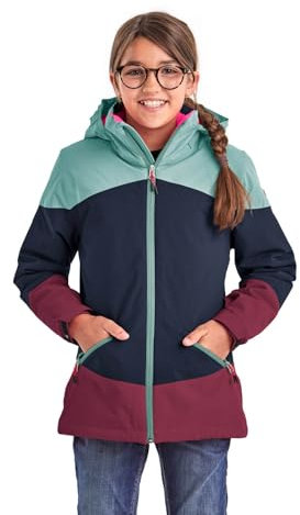 killtec Mädchen Outdoorjacke/Funktionsjacke mit Kapuze KOW 195 GRLS JCKT, dunkelnavy, 152, 38510-000