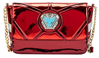 Loungefly Marvel Crossbody Bag Iron Man 15th Anniversary Nue offiziell Rot Taille Unique