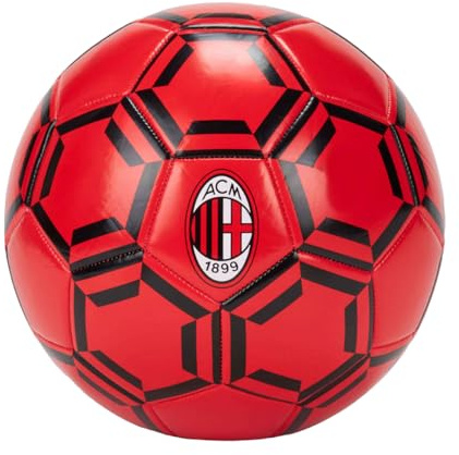 AC Milan Ballon de Football, pour Jouer et s'Entraîner, Produit Officiel