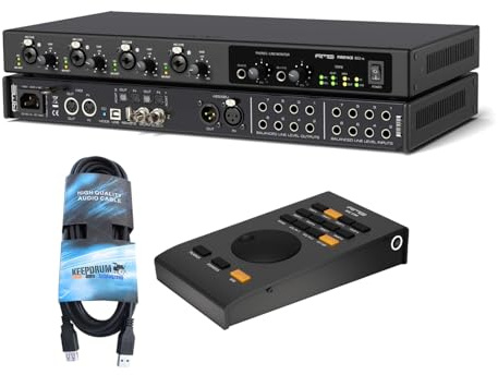 RME Fireface 802 FS AE Audio Interface Sonderedition mit ARC USB BK Fernbedienung und keepdrum Verlängerungskabel