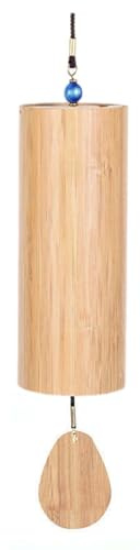 tintoke Japanische Bambus Windspiele,Zen Windspiel,Klangspiel aus Bambus,Japanische Windspiele Für Klangheilende Meditation,Koshi Klangspiel,für Yoga, Meditation, Garten usw.(Spring Breeze F-Akkord)
