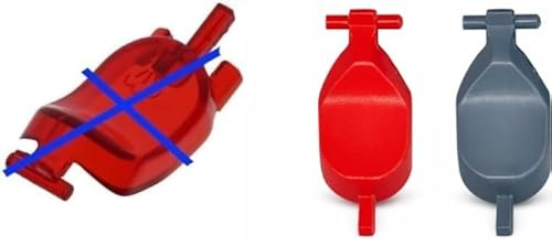 Alternativa economica 2 pz pulsante come 10002024 per ferro da stiro serie TDS 4 6 e 8 grigio + rosso compatibile con Bosch
