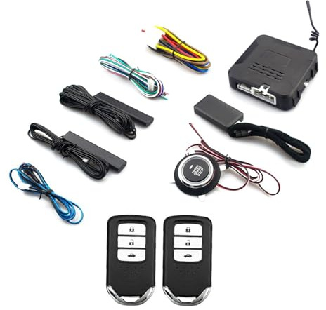 DC 12V Car Bluetooth-compatible Keyless Entry Alarm Systems Vehicle Remote Control Start Controller Automotive Type B Easy Installation and Wide Compatibility