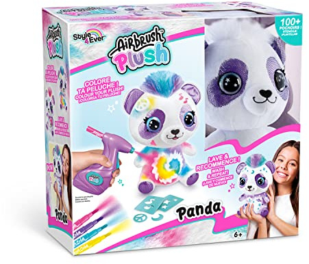 Canal Toys Airbrush Plush, färga din panda, OFG257, färgglad
