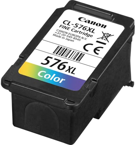 Canon CL-576XL Cartouche d'encre pour imprimante PIXMA, Haut rendement, Couleur